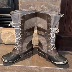 Sorel Womens Conquest Carly Leather Tall II Boot